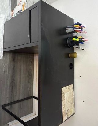 Scrivania Ikea nera