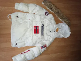 Cazadora Geographical Norway Blanca