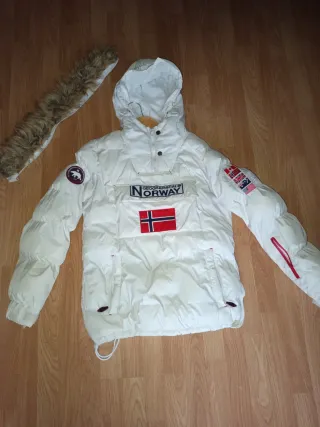 Cazadora Geographical Norway Blanca