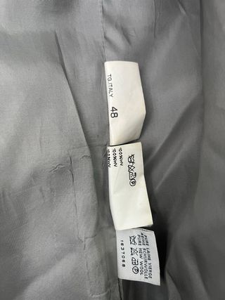 Americana Emanuelli Gris Raya Diplomática Talla 48