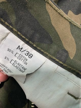 Pantalones camuflaje mujer talla M