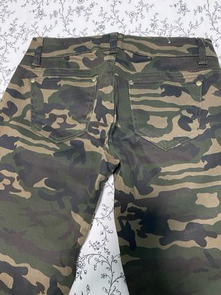 Pantalones camuflaje mujer talla M