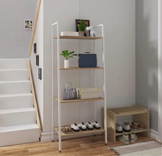 Estantería Escalera Madera y Metal