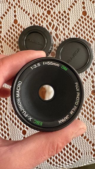 POCO COMÚN *Obiettivo EBC Macro X-Fujinon 55 mm DM