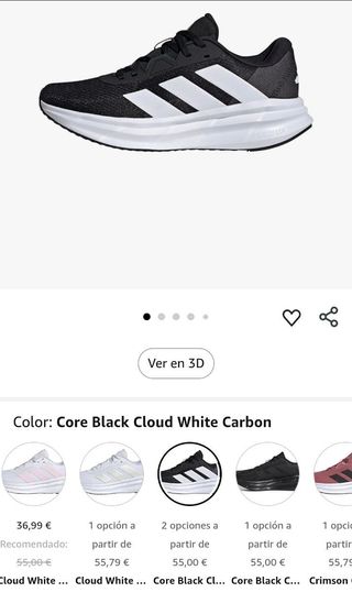 Adidas Galaxy 7 W Mujer Negro