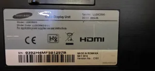 Monitor Samsung 4K Negro/Plata