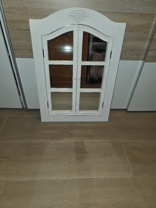 Espejo Ventana Estilo Francés Madera