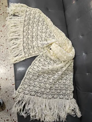 Sciarpa lana fatta a mano