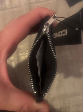 Cartera ICONO Negra Hombre