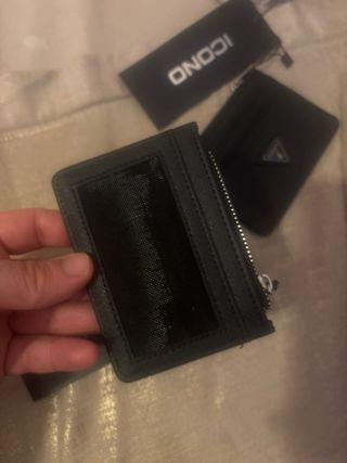 Cartera ICONO Negra Hombre