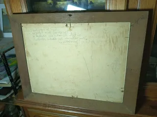 Óleo sobre cartón Fermín González Prieto