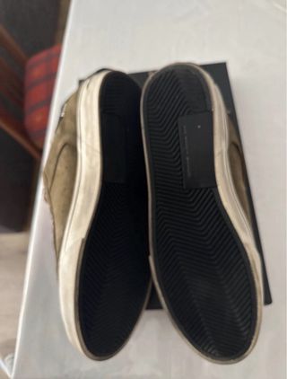 Zapatillas CRIME London Verde Oliva Naranja