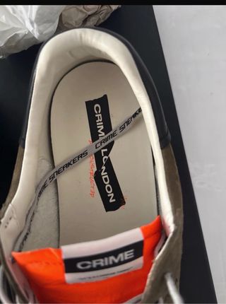 Zapatillas CRIME London Verde Oliva Naranja