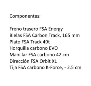 Bici acero Vetta, 54 cm, fixie/single speed/road