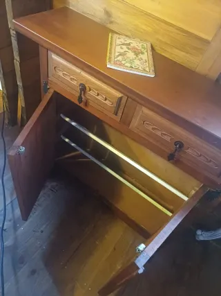 Mueble aparador recibidor zapatero madera