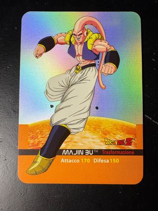Lamincard Dragon Ball Z Majin Buu Trasformazione
