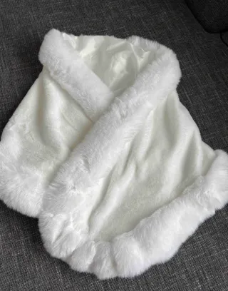 Abrigo novia Wedding Boda blanco mujer Pronovias