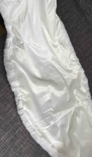 Abrigo novia Wedding Boda blanco mujer Pronovias