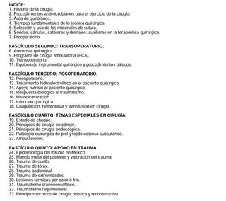 Cirugía bases del conocimiento quirúrgico y apo...