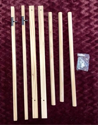 Casa/cama tipi para mascotas,beige con huellas