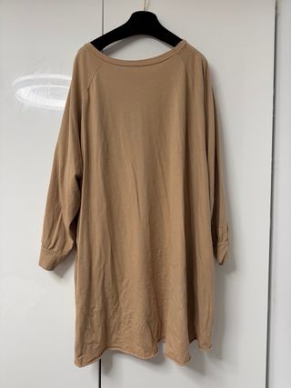 Camiseta Beige Estampada