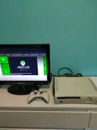 Consola Xbox 360 Blanca