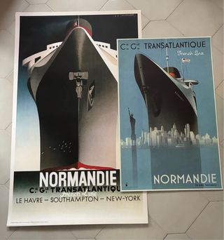 Carteles Normandie C.G.T. (2 unidades)