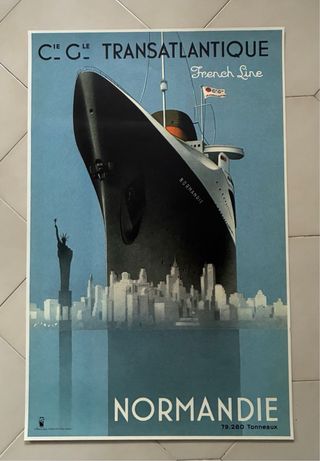 Carteles Normandie C.G.T. (2 unidades)