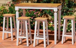 Mesas y Sillas Plegables Madera