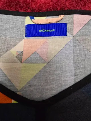 Vestido Skunkfunk Multicolor Geométrico