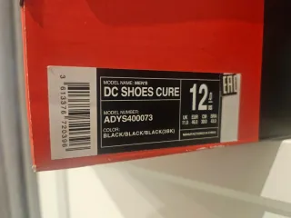 Zapatillas DC Shoes Cure Negras NUEVAS