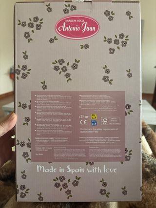 Muñeca Antonio Juan Petit con mantita