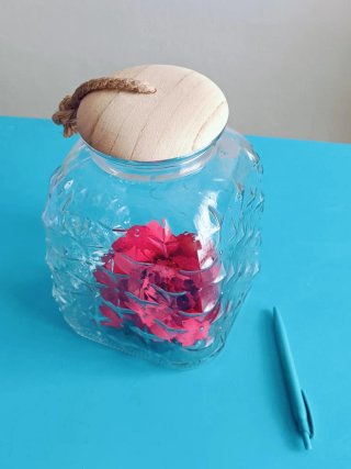Jarrón de vidrio Zara Home