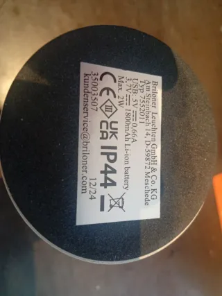 Lámpara LED Brilo Unplugged Recargable