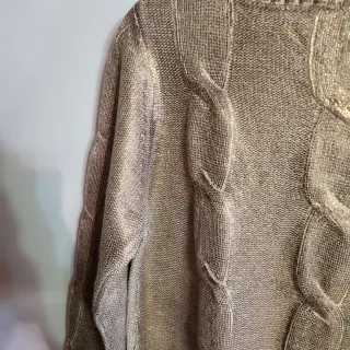 Jersey Elogy Dorado Trenzado,Talla M.