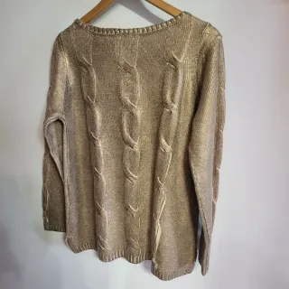 Jersey Elogy Dorado Trenzado,Talla M.