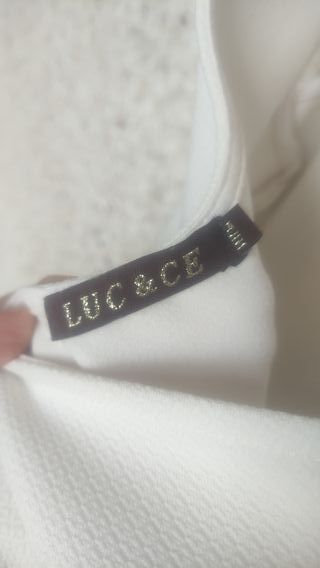 Vestido blanco sin mangas