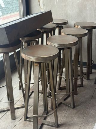 16 Taburetes Industriales Metal