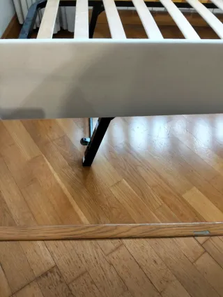 Somier 90 cm con patas