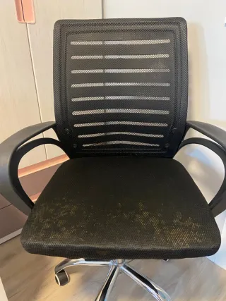 Silla de escritorio negra