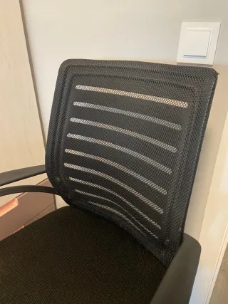 Silla de escritorio negra