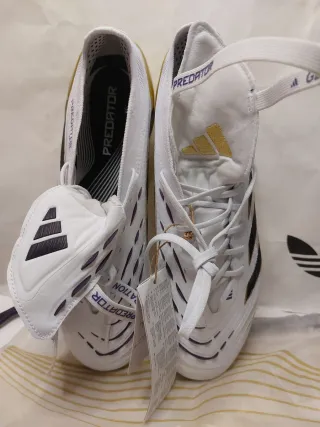 Adidas Predator Elite Fold Over FG Oro Bianco