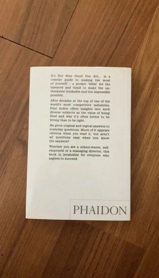 Its not how good you are, its how good you want to