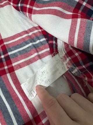 Camisa cuadros leñador talla S