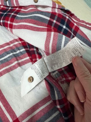 Camisa cuadros leñador talla S