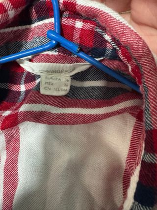 Camisa cuadros leñador talla S