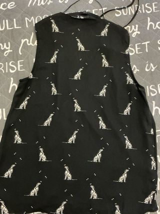 Blusa Elogy sin mangas con cordones Talla S