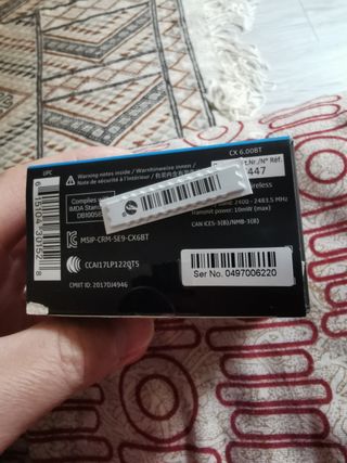 Auriculares Sennheiser CX 6.00BT In-Ear Wireless