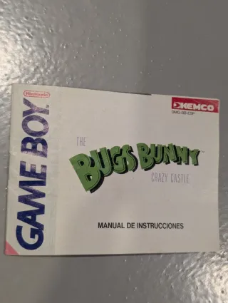 Manual Game Boy Bugs Bunny Crazy Castle