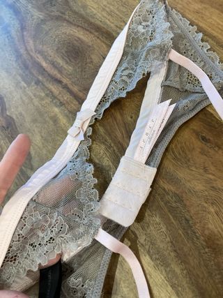 Liguero Women'secret Talla Única Rosa/Gris